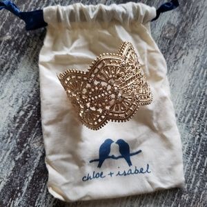 Chloe and Isabel Cuff- Queen' Lace Statement